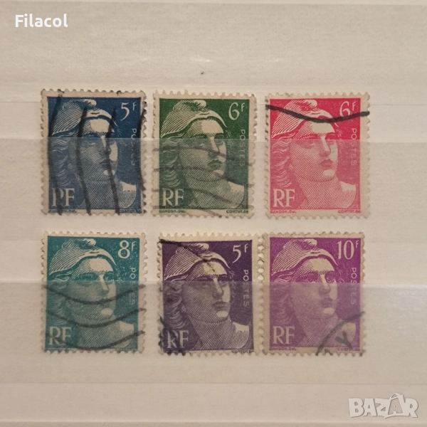 Франция 1945 - 47 Нови ежедневни марки, снимка 1