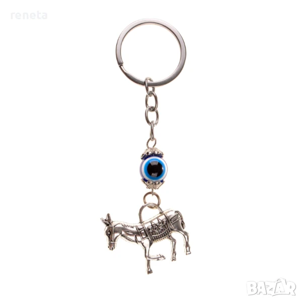 Ключодържател магаре, Пластмаса.метал, 3х4 см, снимка 1