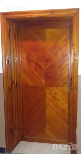 Дървена входна врата, снимка 1