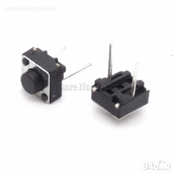 Микро бутони, микрети 2PIN 6x6x5mm, снимка 1