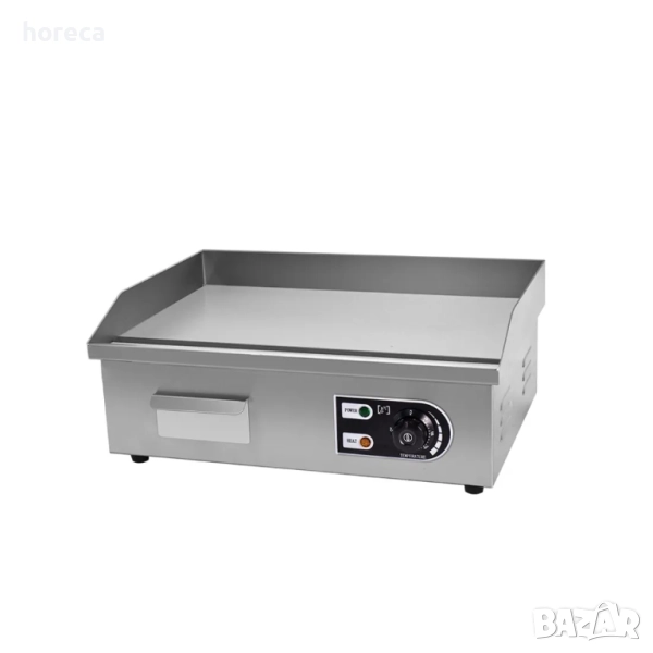 ПРОМОЦИЯ -10% Скара с гладка плоча 50 см от неръждаема стомана, снимка 1