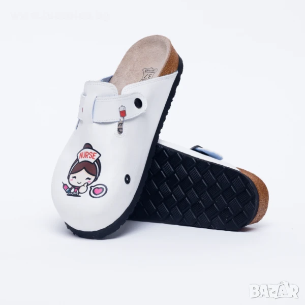 🥁 Намаление - Ортопедични чехли със стелка от естествен велур | Марка Tuasolea, снимка 1