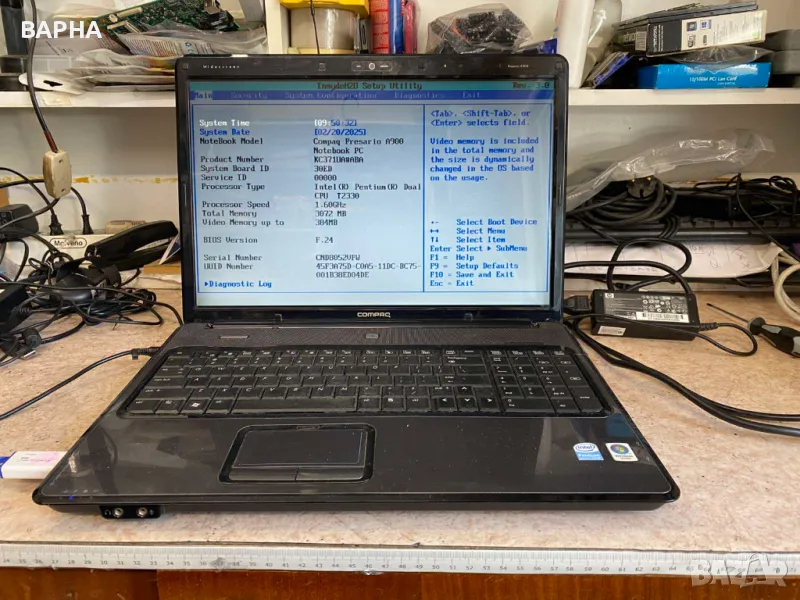 17" лаптоп Compaq Presario A900, снимка 1