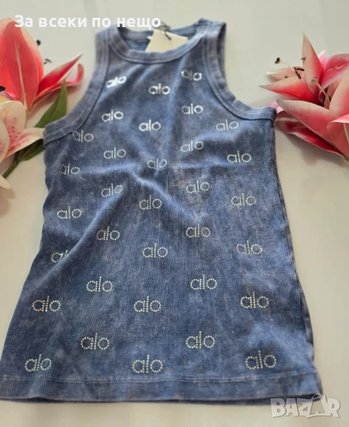 Alo Дамски Син Ежедневен Спортен Летен Потник С Апликация От Камъни Ало Код VL-96, снимка 1