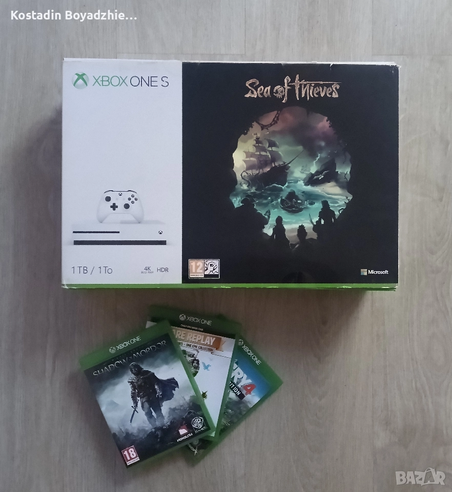 XBOX One S в отлично състояние , снимка 1