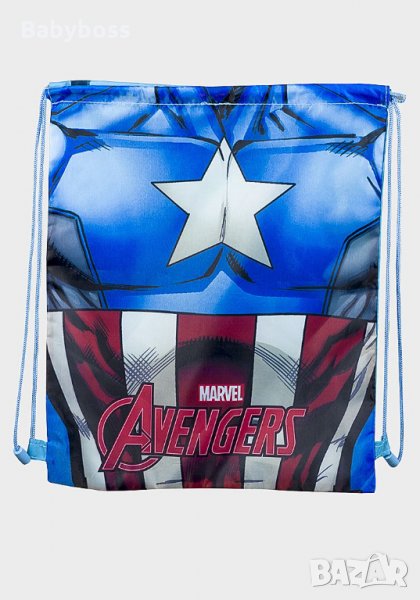 Спортна раница мешка за момче Avengers, снимка 1