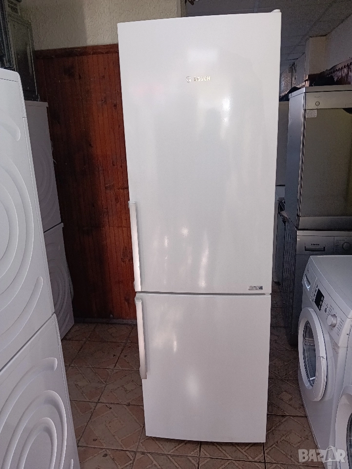 Комбиниран хладилник с фризер Бош Bosch A+++ с две години гаранция!, снимка 1