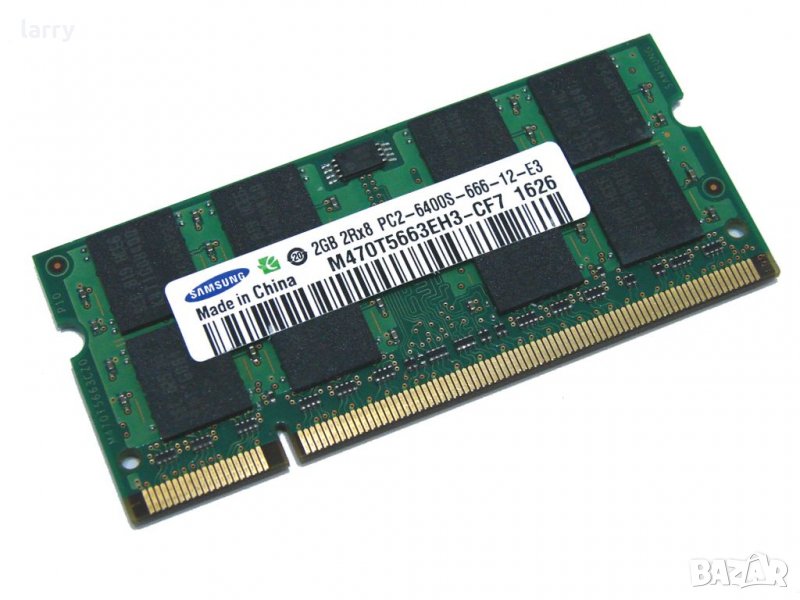 Памет за лаптоп DDR2 2GB PC2-6400 Samsung (втора употреба) , снимка 1