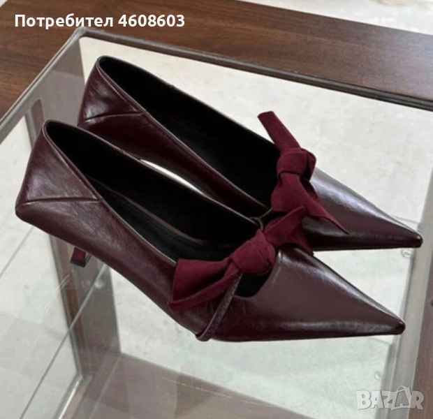 Нови стилни обувки на ток, снимка 1