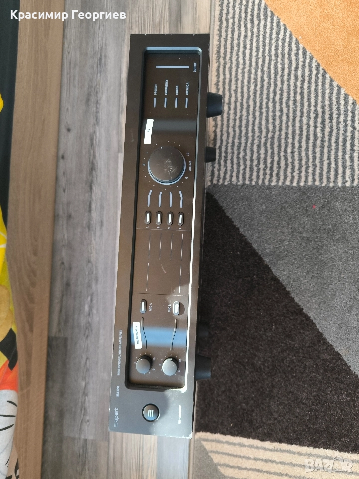 apart ma-120 mixing amplifier усилвател с миксер , снимка 1