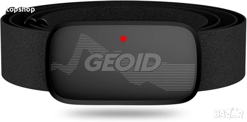 Чисто нов запечатан GEOID HS500 Пулсомер, Каишка за гърди, Монитор за пулс, Bluetooth 4.2/ANT+..., снимка 1