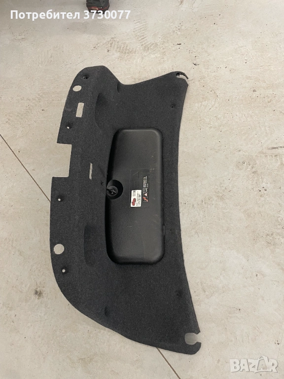 BMW F10 багажник заден капак изолация, снимка 1