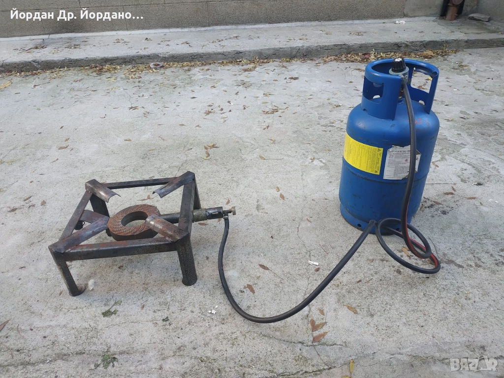 Продавам газова бутилка с винтил за високо налягане и пиростия, снимка 1