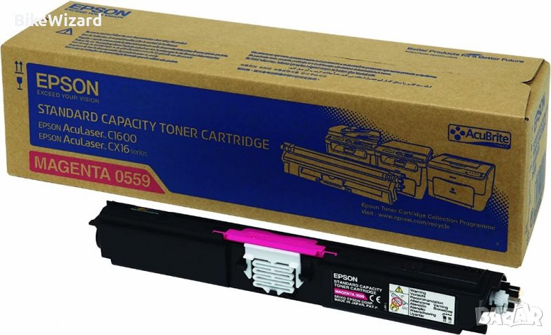 Тонер касета за Epson Aculaser C1600/ CX16 Magenta Toner - C13S050559 , снимка 1