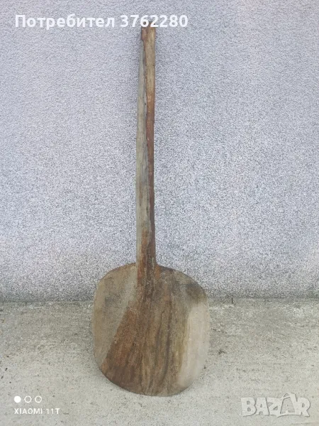 стара дървена лопата за хляб , снимка 1