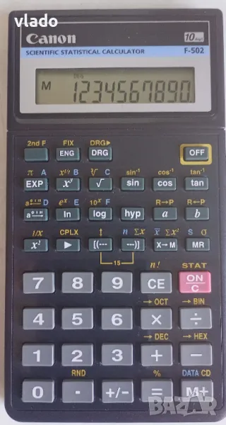 Научен калкулатор Canon F-502, снимка 1