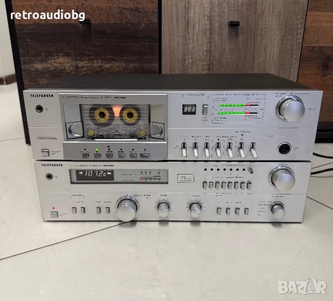💥Ретро аудио система сет TELEFUNKEN - Ресивър RR 200 + дек RC 200 - 1981 - 1983 г.💥, снимка 1