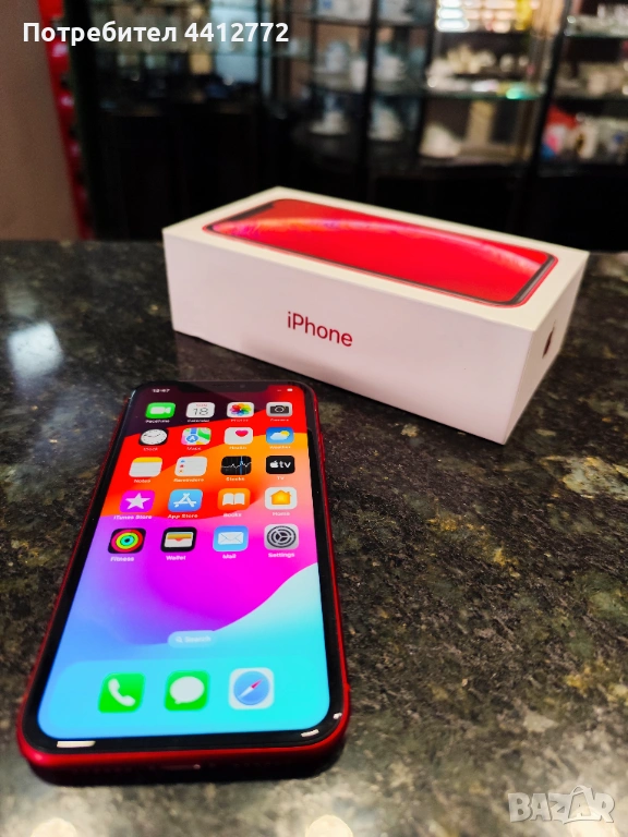 Като нов - IPHONE XR Red 64GB, снимка 1