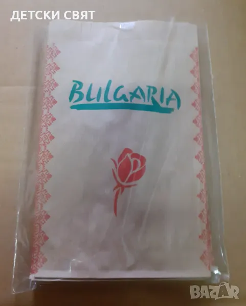 Комплекти хартиени пликове с роза, снимка 1