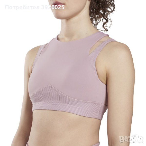 Спортният сутиен Reebok S Layered Bra Ld99 в цвят Infused Lilac,размер 12-14(М),Внос от UK, снимка 1