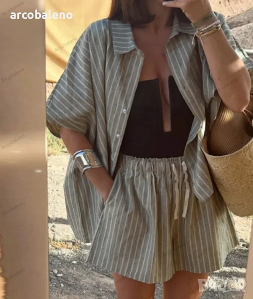 Ежедневен дамски летен комплект от две части , снимка 1