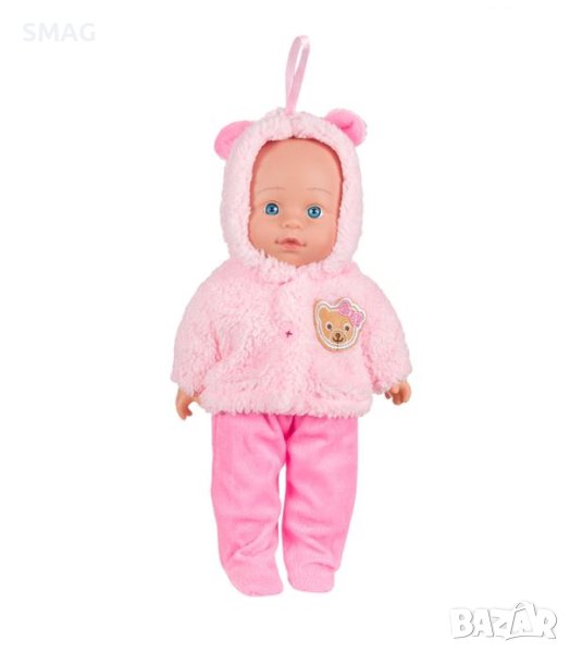 Кукла Бебе Облечена като Мече 30 см, снимка 1