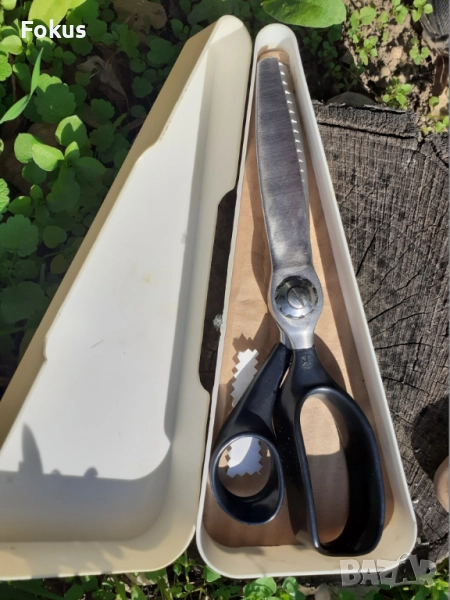 Стара съветска ножица Зиг Заг - СССР, снимка 1