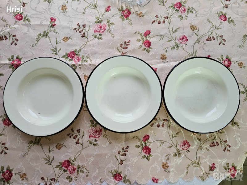 Емайлирани чинии от соца, снимка 1