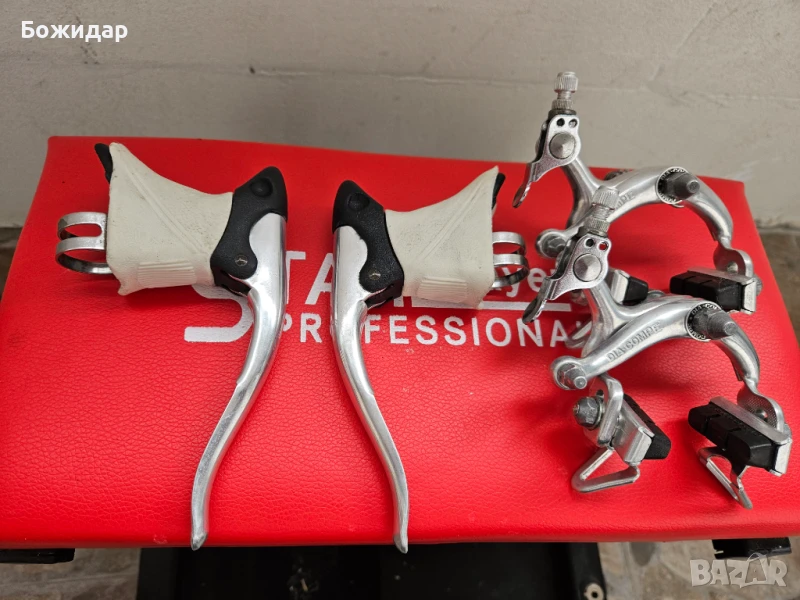 Спирачки Dia-Compe 400 и ръкохватки Dia-Compe Aero, снимка 1