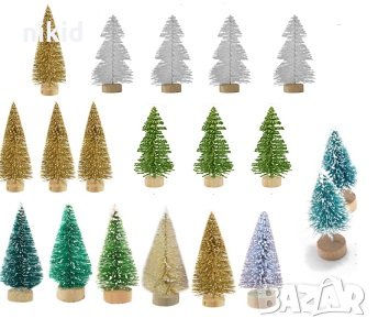 6-7 см декоративна изкуствена елха декорация украса торта маса макети и др, снимка 1