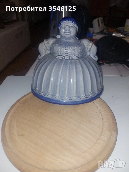 Стар немски съд за сервиране на хапки и сирене, снимка 1