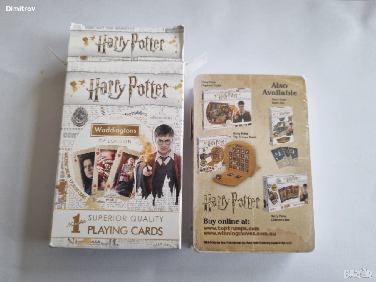 Хари Потър - карти за игра/ Harry Potter - карти за игра, снимка 1