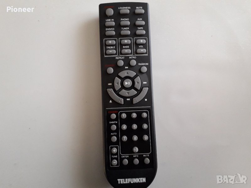 Telefunken - audio sistem - дистанционно управление, снимка 1