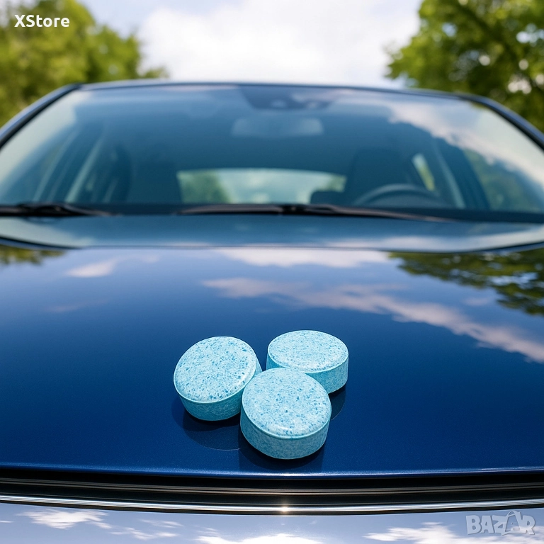 Разтворими, концентрирани таблетки за чистачки на кола, снимка 1