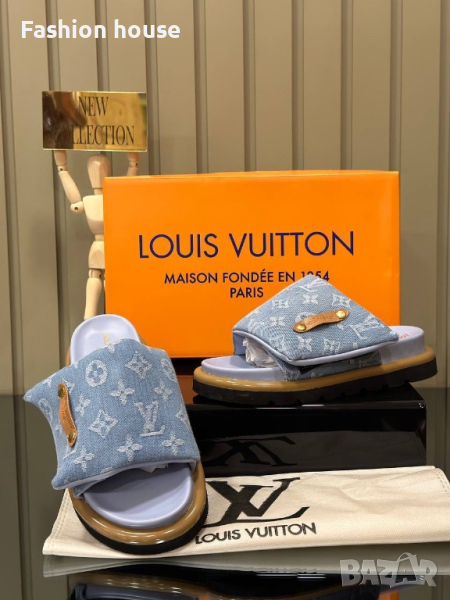 Louis Vuitton дамски чехли , снимка 1