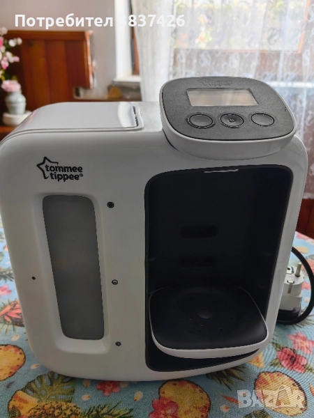 машина за приготвяне на адаптирано мляко tommee tippee BB1029-GS + филтър, снимка 1