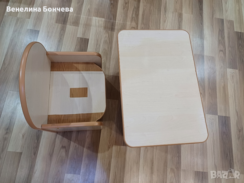 Детско бюро със стол, снимка 1