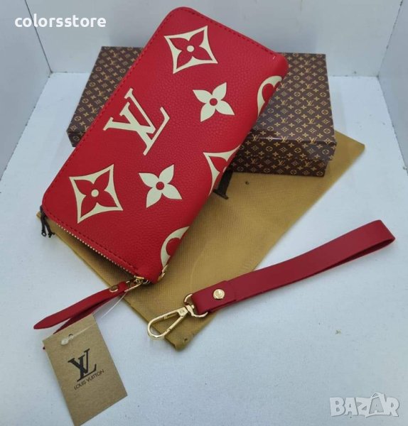 Червен портфейл  Louis Vuitton-VL101R, снимка 1