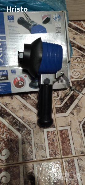 Комплект пневматичен ексцентършлайф с двойно действие 6“ / Scheppach, снимка 1