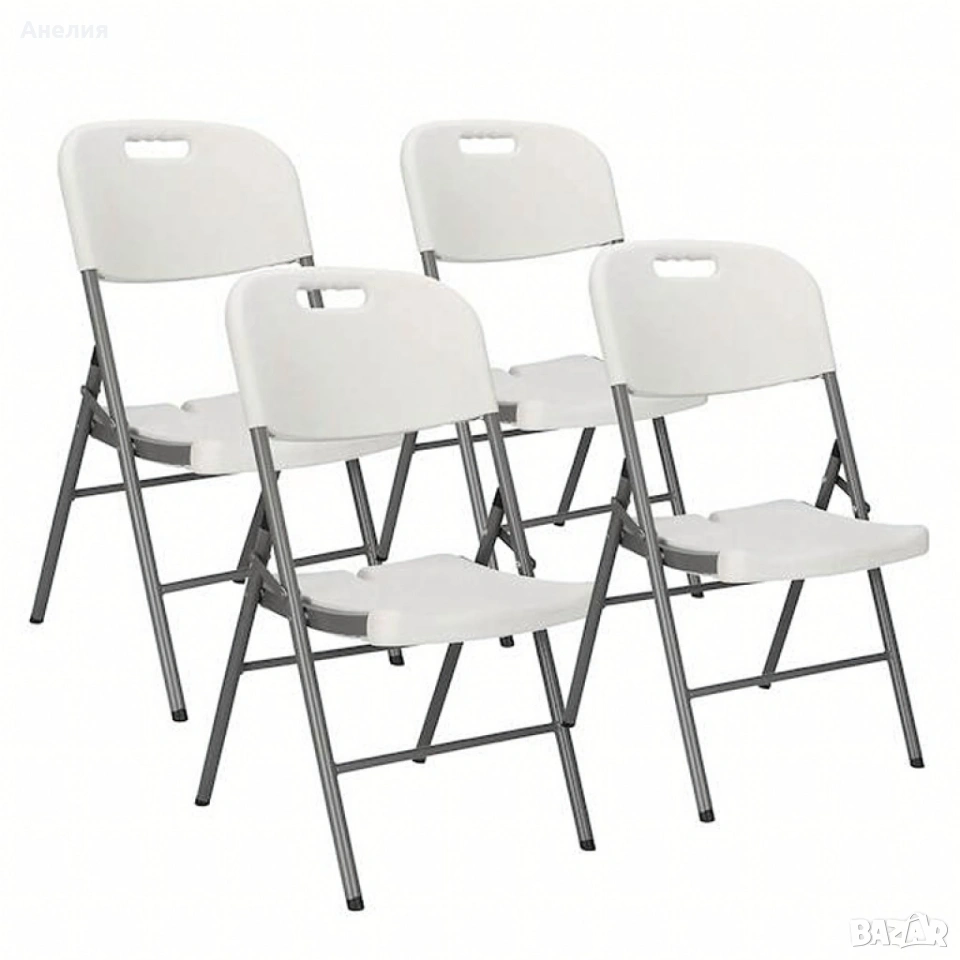 4 бр сгъваеми столове , снимка 1