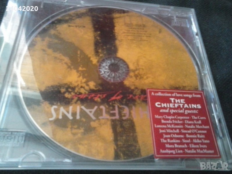 The Chieftains ‎– Tears Of Stone оригинален диск, снимка 1