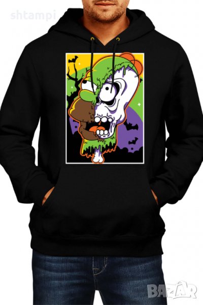 Мъжки Суитчър/Суитшърт The Simpsons Homer Simpson 02,Halloween,Хелоуин,Празник,Забавление,Изненада,, снимка 1
