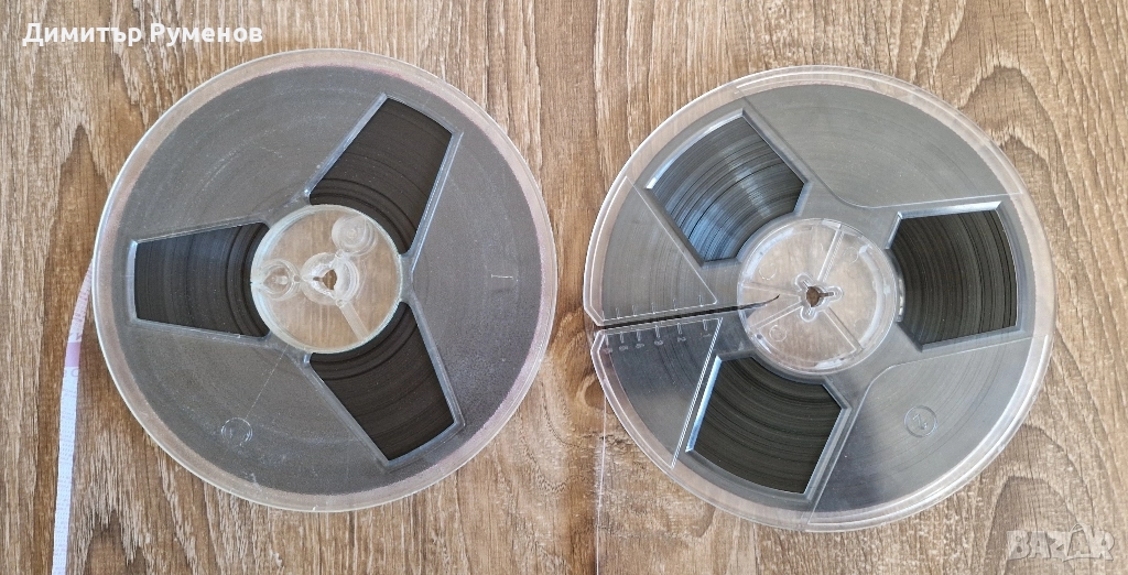 Ролки за магнетофон 18см със записи, снимка 1