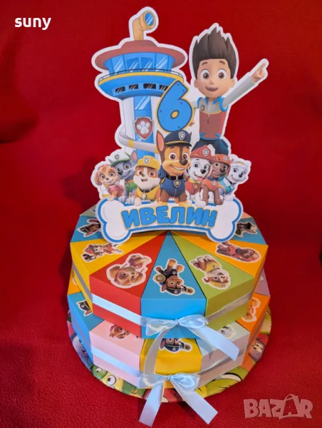 Картонена торта Пес патрул, снимка 1