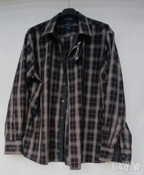 Мъжка луксозна цветна риза с дълъг ръкав., снимка 1