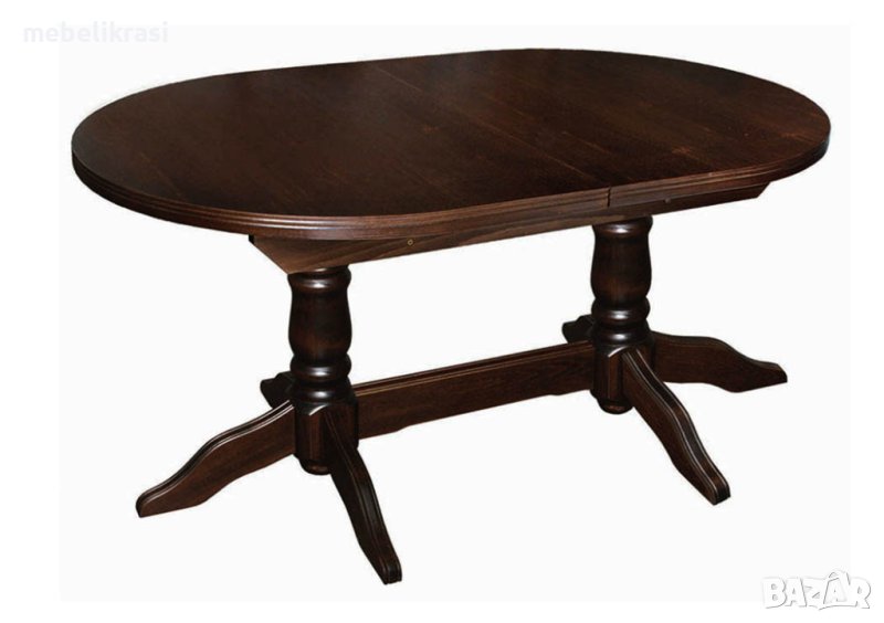 трапезна маса ДОЛИ венге /разтегателна/, снимка 1