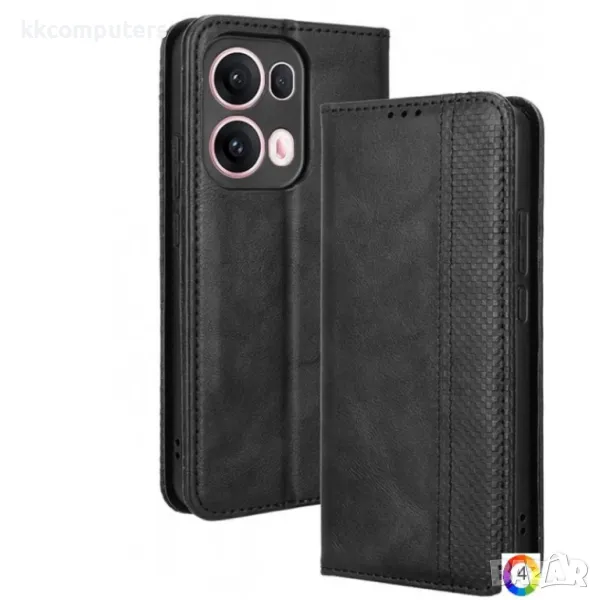 Oppo Reno13 Pro Retro-skin Magnetic Кожен Калъф и Протектор, снимка 1