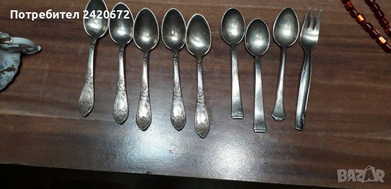 Лъжички  сребърни, снимка 1