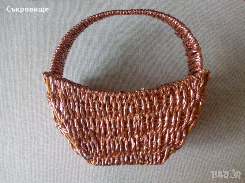 Декоративна кошничка - малка кошница, снимка 1