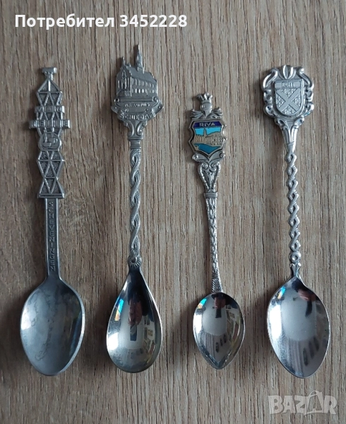 лъжички за колекционери 4 броя отлични , снимка 1